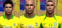 ronaldo copas 94 98 2002 200x90 PES 2009 PC: Patch com 272 Seleções nacionais das Copas do Mundo